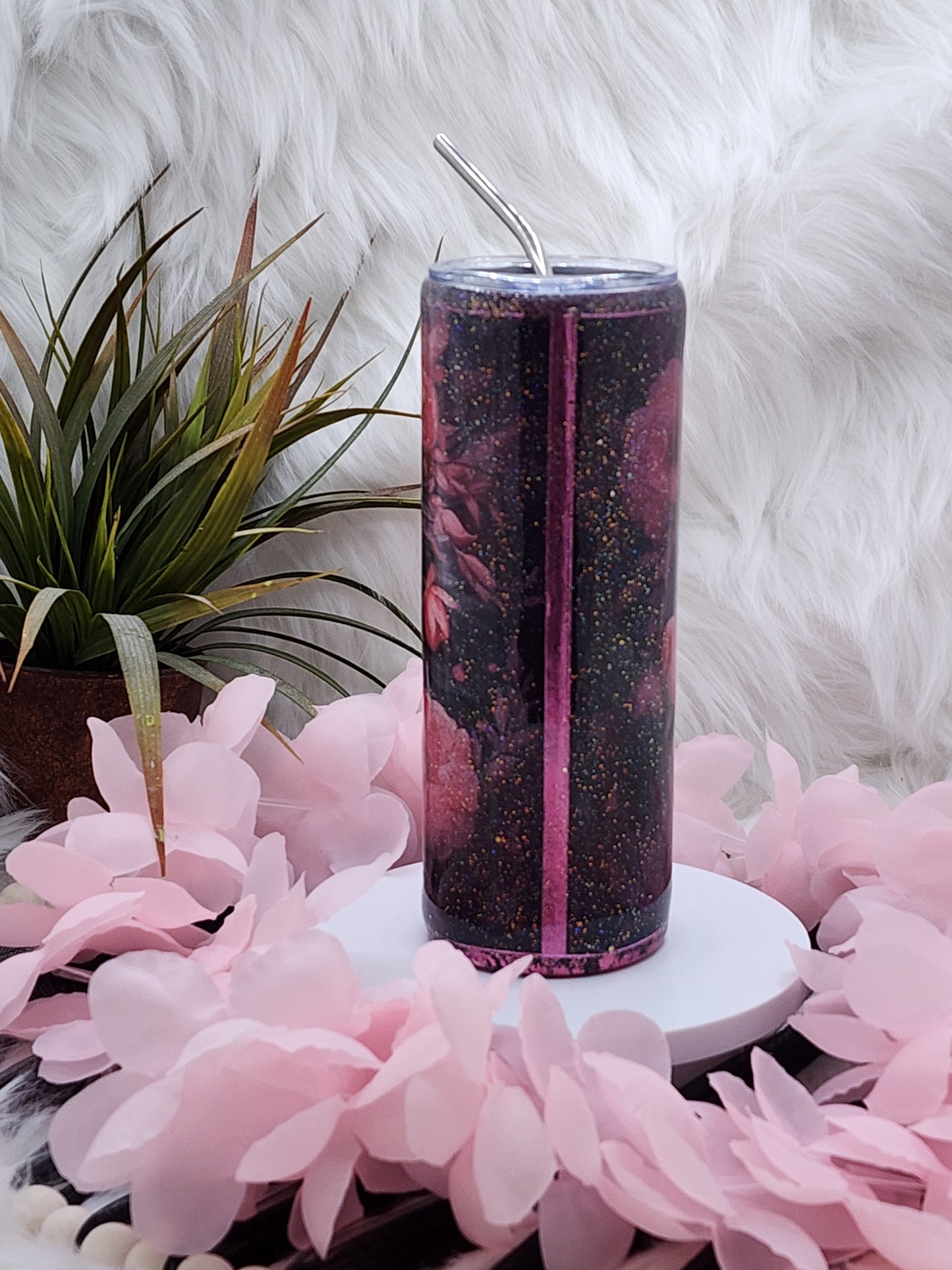 Wolf and Rose Tumbler