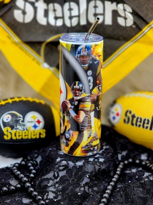 Steelers "Troy & Ben" Tumbler