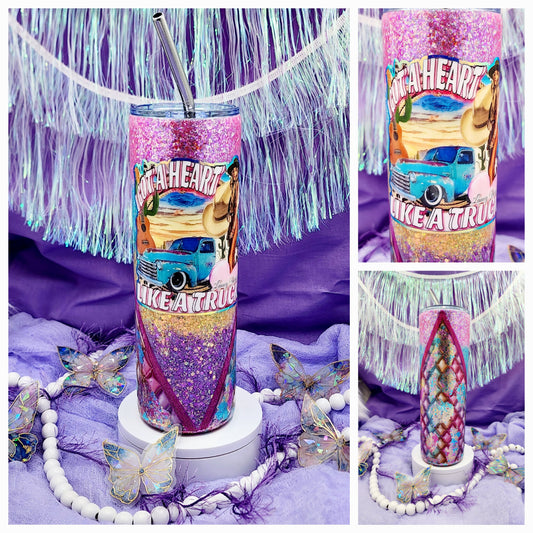 Heart like a Truck Tumbler