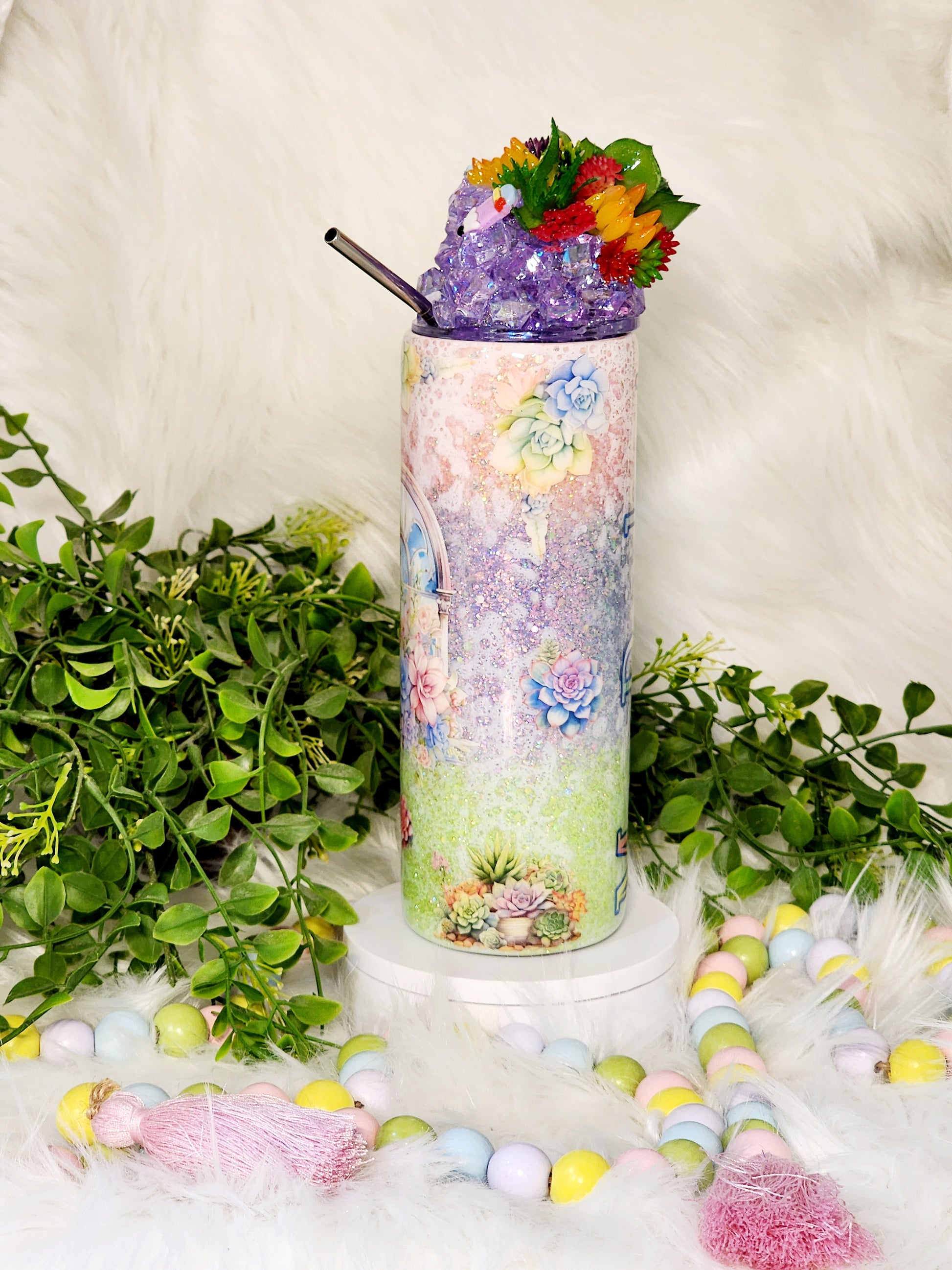 succulent tumbler Succulents Tumbler – Tumbler Funatics