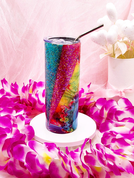 Glitter Burst Tumbler