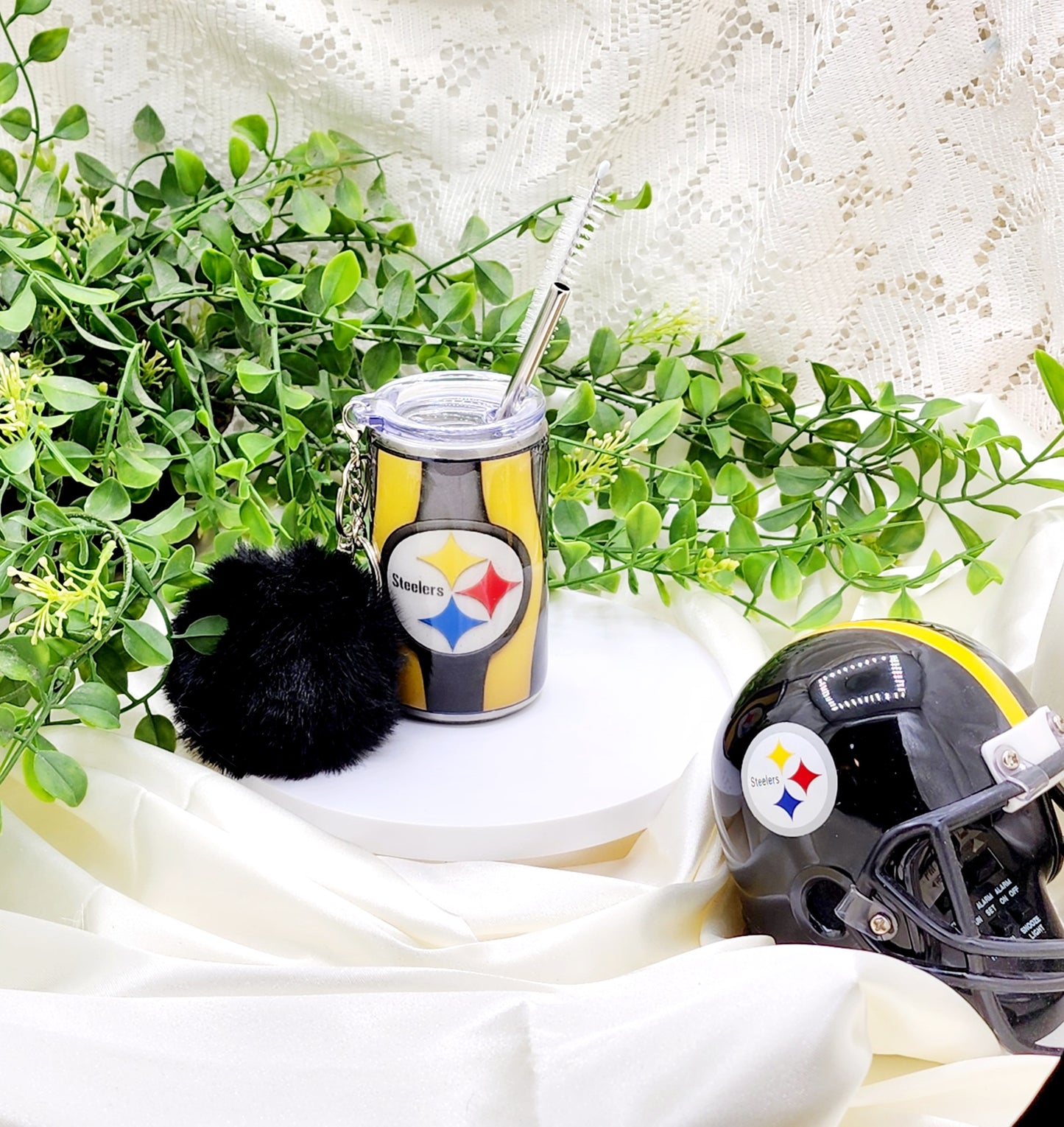 Striped Steelers Shot Glass