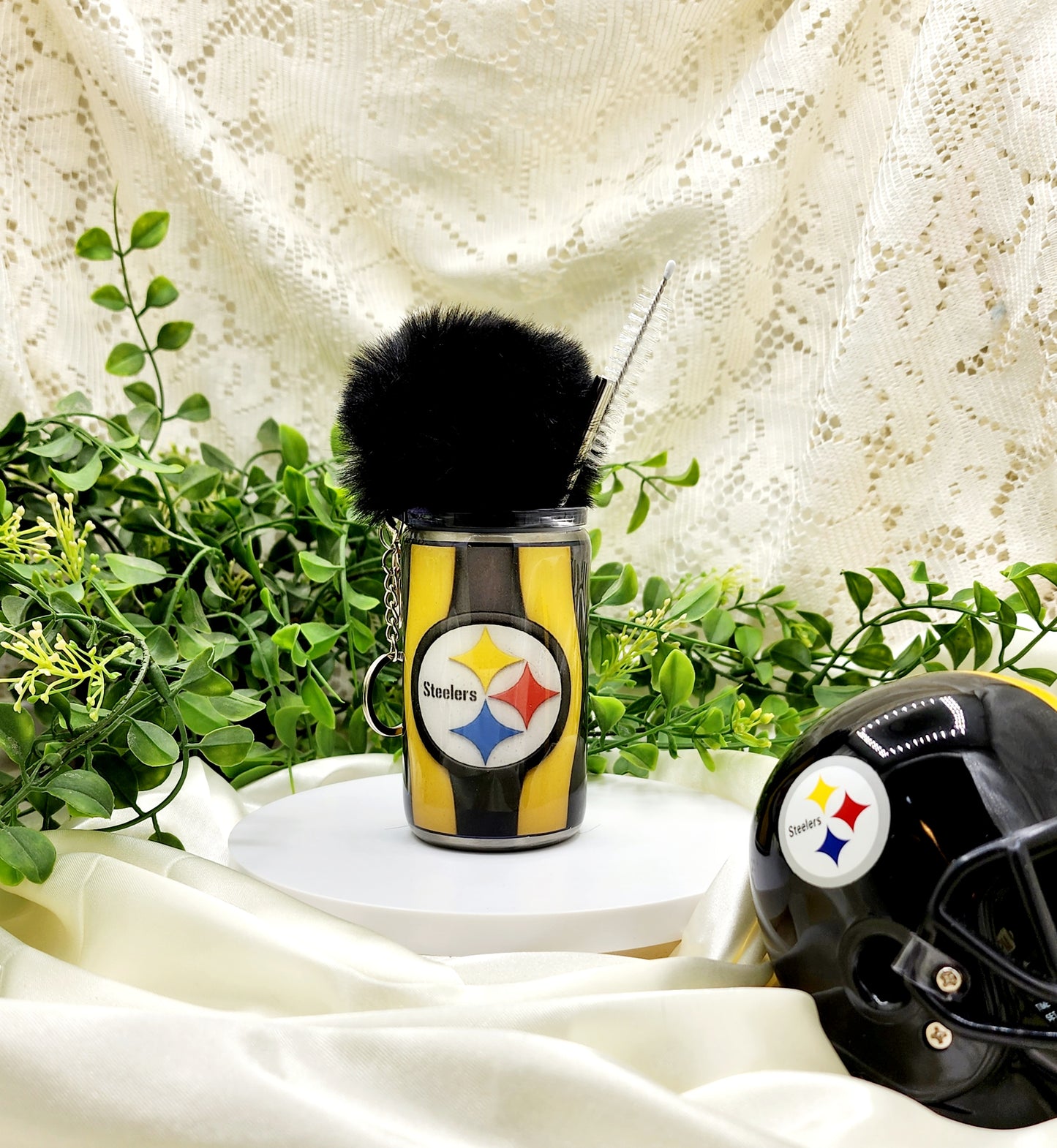 Striped Steelers Shot Glass