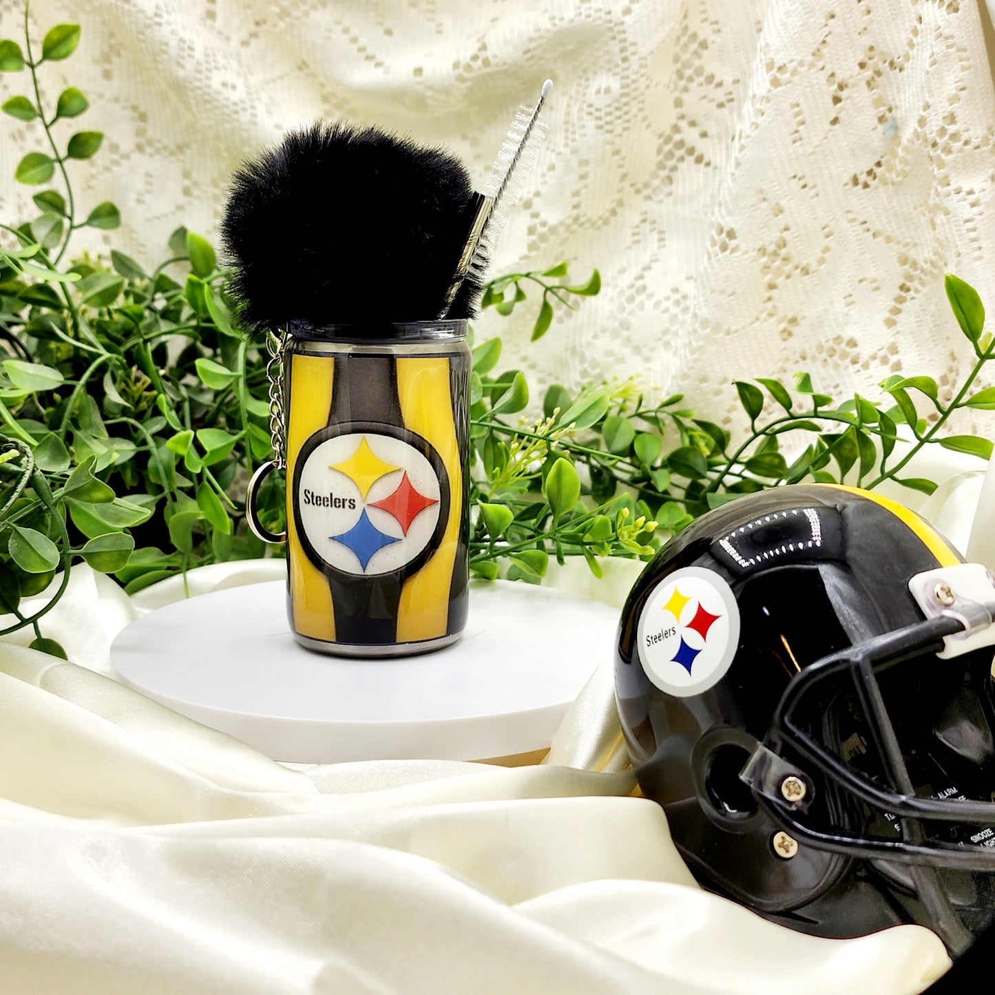 Striped Steelers Shot Glass
