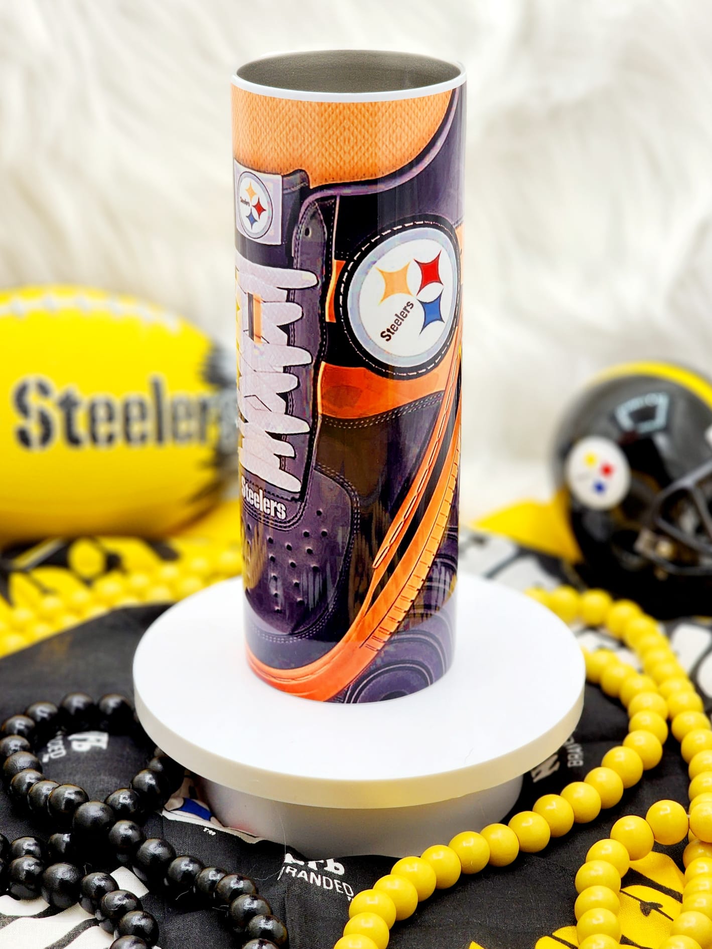 Pittsburg Steeler's Shoe Tumbler