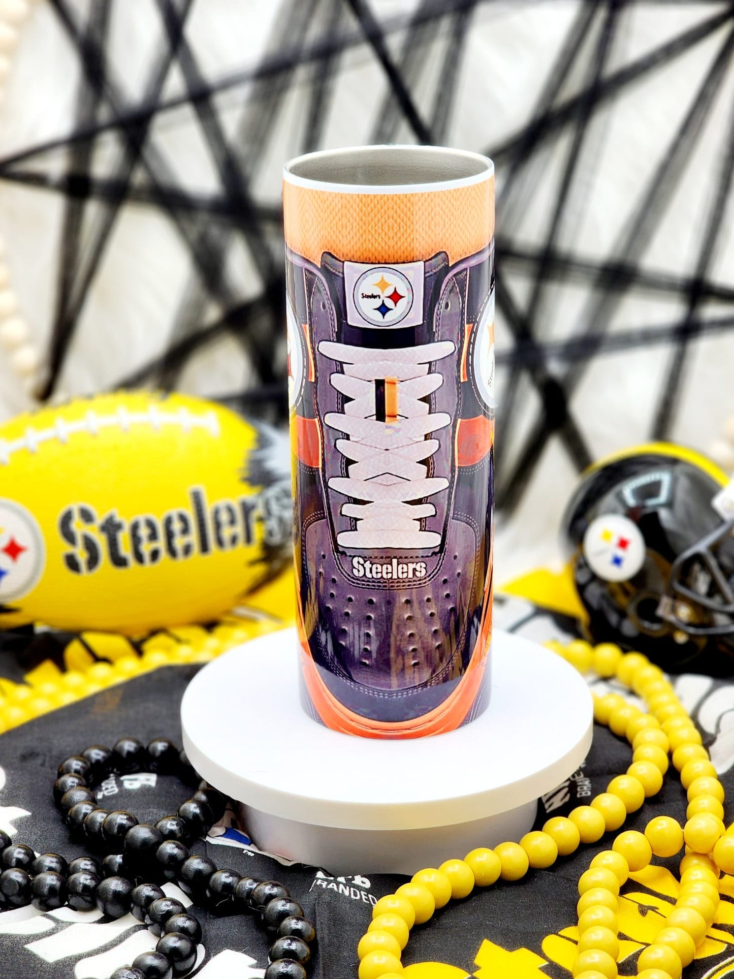 Pittsburg Steeler's Shoe Tumbler