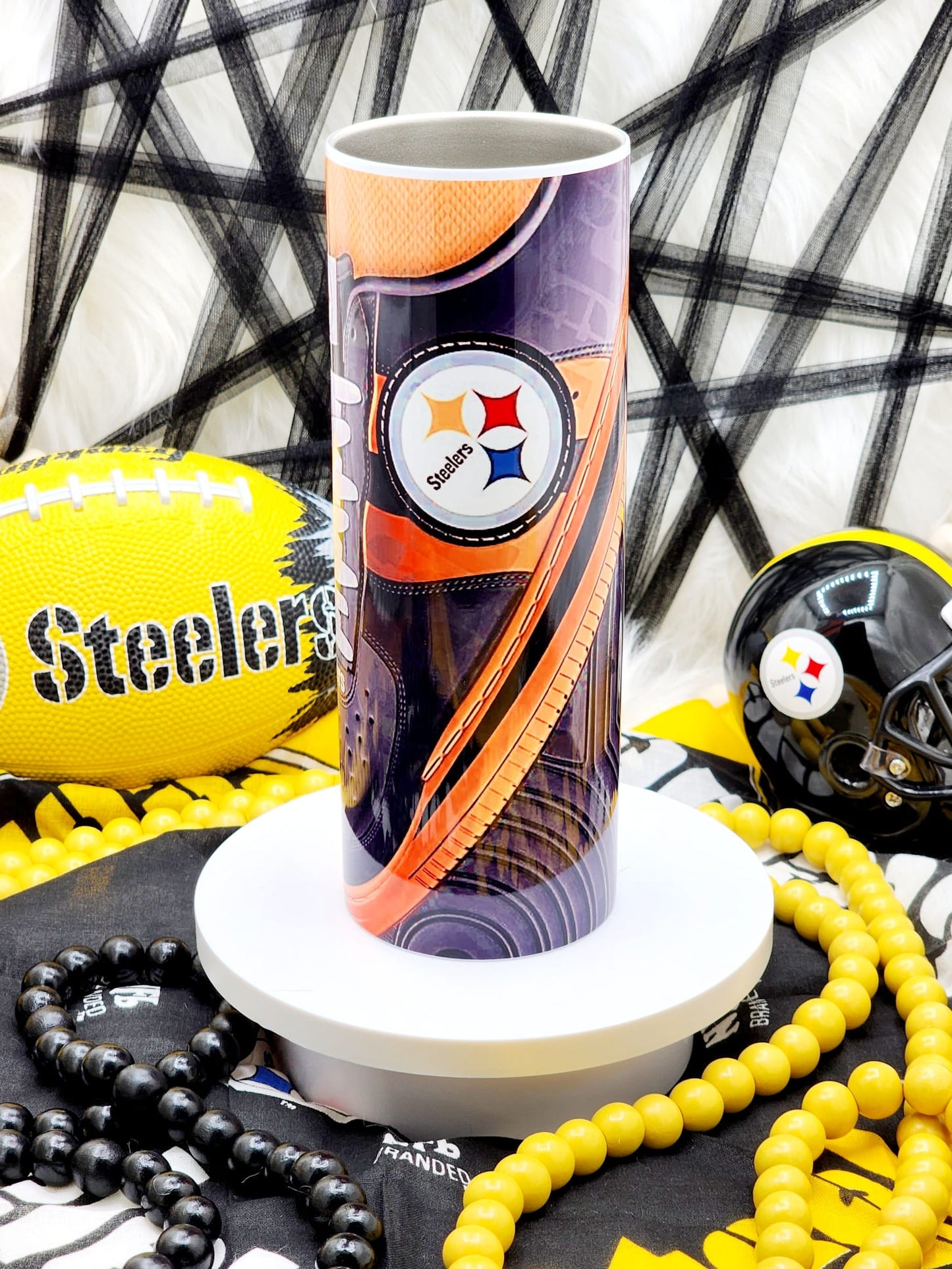 Pittsburg Steeler's Shoe Tumbler