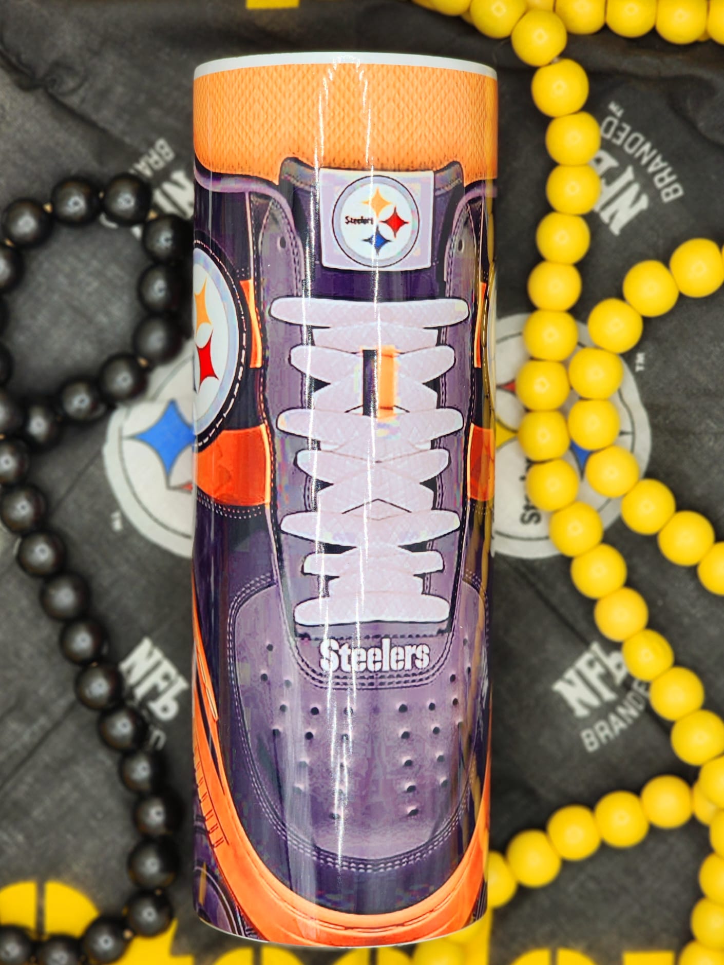 Pittsburg Steeler's Shoe Tumbler