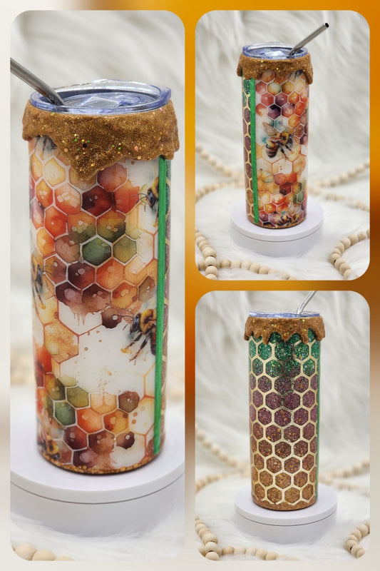 Honeycomb Bee Tumbler